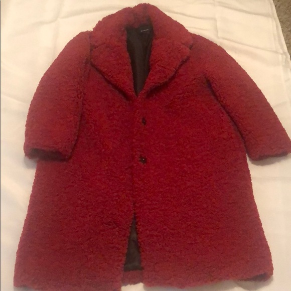 teddy coat stradivarius